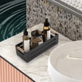 thumbnail image 4 of LotFancy 2 Pack Black Toilet Storage Basket, Farmhouse Toilet Tank Topper with Handles, 4 of 7