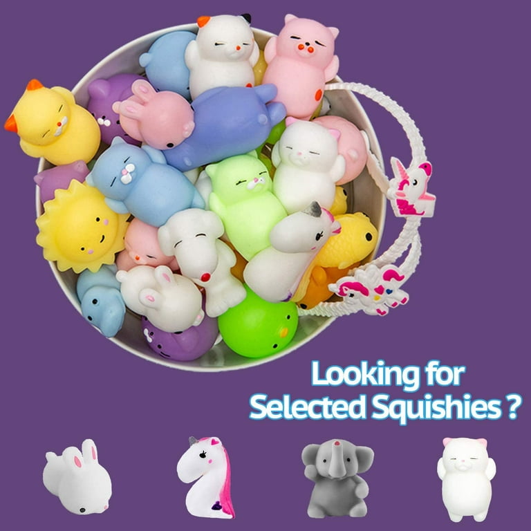 Mochi Squishy Toys 16 Pcs Mini Squishy Party Favors Animal Squishie