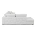 thumbnail image 2 of Titan Furnishings Transitional Italian Top Grain Leather Sectional White, 2 of 16