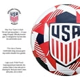 thumbnail image 2 of Icon Sports Officially Licensed U.S. Soccer Ultimate Fan Pack, Youth Girls, 5-Pc Jacket, T-Shirts, Scarf & Soccer Ball, Large, 2 of 7