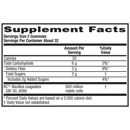 Digestive Advantage KIDS Prebiotic Fiber Plus Probiotic Gummies 6 65 Each - (Pack of 2)