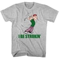 thumbnail image 1 of Popeye Strokin Gray Heather Adult T-Shirt 6Xl, 1 of 2