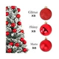 thumbnail image 2 of 24PCS Christmas Balls Ornaments for Xmas Christmas Tree - Shatterproof Christmas Tree Decorations Small Hanging Ball for Holiday Wedding Party Decoration,1.2in, 2 of 5
