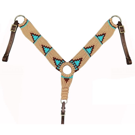 Showman Wool Blend Multi-Strand Southwest Design Breast Collar