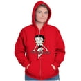 thumbnail image 5 of Betty Boop Zombie Love Attitude Zip Hoodie Sweatshirt Women Brisco Brands S, 5 of 6
