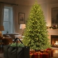 thumbnail image 6 of GIKPAL 6FT Pre-Lit Artificial Christmas Tree w/ 400 Warm White LED Lights & 2085 Realistic Tips, Xmas Trees with Hinged Design & Storage Bag, Green, 6 of 11
