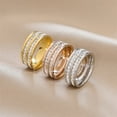 thumbnail image 3 of LYMAYTER Finger RingRing - Women's, Couple Style, Geometric, Stackable, 3 of 8