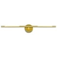 thumbnail image 2 of CWI Lighting Oskil 1 Light LED Integrated Metal Wall Light in Satin Gold, 2 of 4