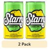 (2 pack) Starry Lemon Lime Soda Pop, 7.5 fl oz, 6 Pack Mini Cans