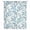 Turquoise, variant on Teal Spring Floral Semi Sheer Curtains Drapes for Living Room, Bedroom, French Doors Window 96 Inches Long, Elegant Pastoral Flowers Rod Pocket Chiffon Curtain Drapery Voile Draperies Panel