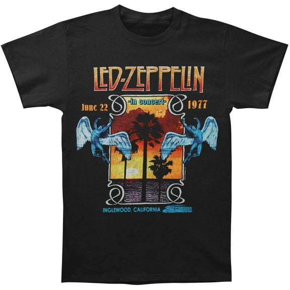 Led Zeppelin Men's Inglewood T-Shirt Black L