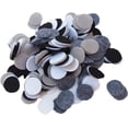 thumbnail image 1 of Playfully Ever After Black, Charcoal, Gray & White Craft Felt Circles (2.5 Inch - 48pc), 1 of 5