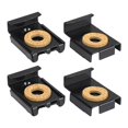 thumbnail image 2 of GUOOL 4 Pieces Mirror Clips Fix Clips Mirror Mounting Clips Set Mirror Hanger Clips black, 2 of 9