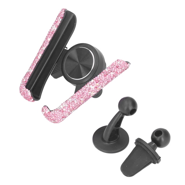 Support de Téléphone de Voiture, Support de Téléphone de Voiture Bling, Support de Téléphone Cellulaire pour Véhicule, Berceau de Téléphone Cellulaire Réglable Universel pour Femmes Filles