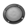 thumbnail image 3 of Uxcell Speaker Grill Cover 4 Inch Mesh Decorative Circle Subwoofer Protector Black 2Pack, 3 of 5