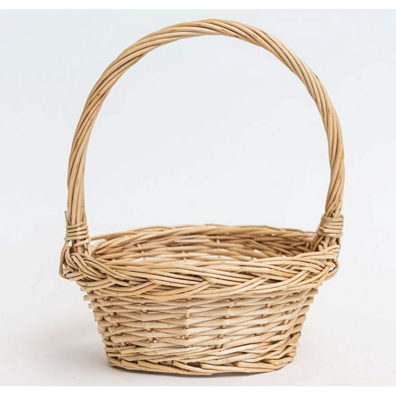 Unbranded Natural Willow With Handle Basket