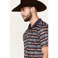thumbnail image 2 of Rank 45 Men's 45&Reg; Lusaka Southwestern Print Short Sleeve Polo Shirt Dark Blue Medium  US, 2 of 4