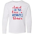 thumbnail image 3 of Inktastic Memorial Day Land of The Free Because of The Brave Long Sleeve Youth T-Shirt, 3 of 5