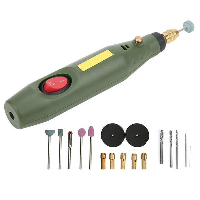 Mini Electric Grinder, 15W Lightweight Mini , Tool Kit, Mini Electric Engraver, For Agate Carving Wood Carving Engraving Cutting US Plug