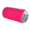 thumbnail image 5 of Mandala Crafts Flat Elastic Band, Braided Stretch Strap Cord Roll for Sewing and Crafting; 3/8 inch 10mm 50 Yards Hot Pink, 5 of 5
