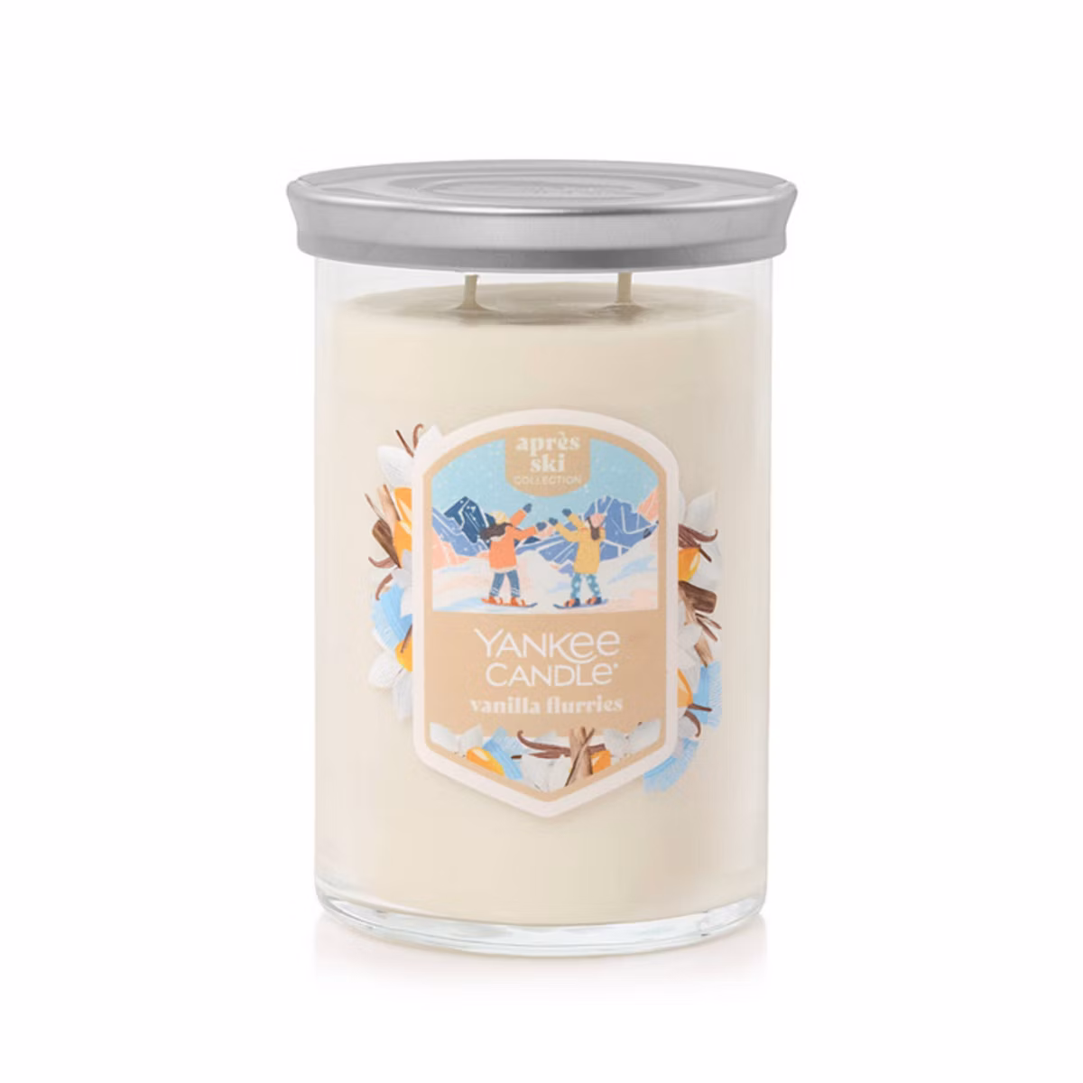 Yankee Candle Holiday Après Ski Collection - Vanilla Flurries - Large 2-Wick Signature Tumbler