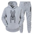 thumbnail image 1 of 2023 Korea Mens Sweatshirt Sets Hoodie+Sweatpants 2 Piece Suits Casual Womens Kawaii Streetwears Fashion Luxury Tracksuit Outfit, 1 of 4