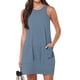thumbnail image 2 of Vestido deportivo sin mangas para mujer, estilo mini, informal, para entrenamiento y tenis - 60 % poliéster, cuello en U, bolsillos, tallas S-XXL, para deporte/verano, 2 of 6