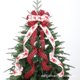 thumbnail image 2 of Cinta superior del árbol de Navidad, lazo grande de arpillera decorativa, regalo rojo grande, cinta con borde con cable, corona, lazos de Navidad, 2 of 4