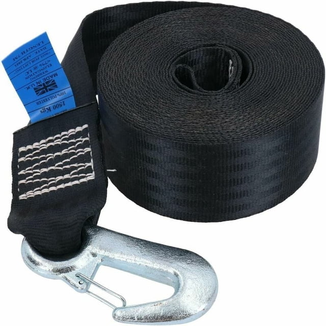 Sangle de Treuil de Bateau Taille Compacte, Compatibilité Universelle Sangle de Treuil Marine avec Résistance à la Dégradation Ultraviolette pour Équipement Robuste