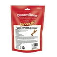 thumbnail image 2 of DreamBone Triple Flavor Braidz Chicken, Pork & Peanut Butter Flavored Rawhide-Free Dog Chews, 11.5 Oz. (5 Count), 2 of 2