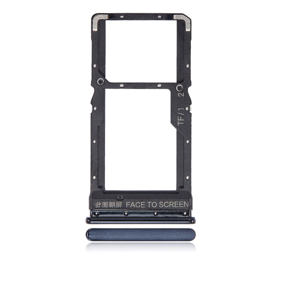 Replacement Dual Sim Card Tray Compatible For Xiaomi Redmi Poco X3 / X3 Pro (Phantom Black)