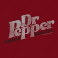 thumbnail image 3 of Tee Luv Men's Distressed Dr Pepper Cherry Red Pullover Hoodie (L), 3 of 4