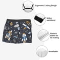 thumbnail image 6 of Balery Space Cars Men's Boxer Briefs, Soft and Breathable Cotton Underwear with nylon Waistband-XX-Large, 6 of 9