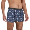 thumbnail image 5 of Men's Boxer Briefs, Cartoon Cute Horse Flowers_A Soft Comfy Mens Underwear Boxer Briefs Breathable With Widen Waist, 5 of 7