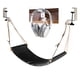 thumbnail image 1 of Reposapiés DE Oficina Auoinge Ajustable con Soporte para Auriculares Hamaca DE Escritorio Negro, 1 of 3