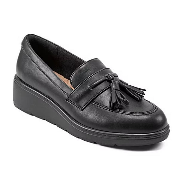 Easy Spirit Tracen3 Womens Size 8.5, Moc Closed Toe Loafers, Black