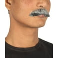 thumbnail image 3 of HPO Adult Men's Style Moustache Set | Mixed Black Cosplay & Halloween Facial Hair, 3 of 3