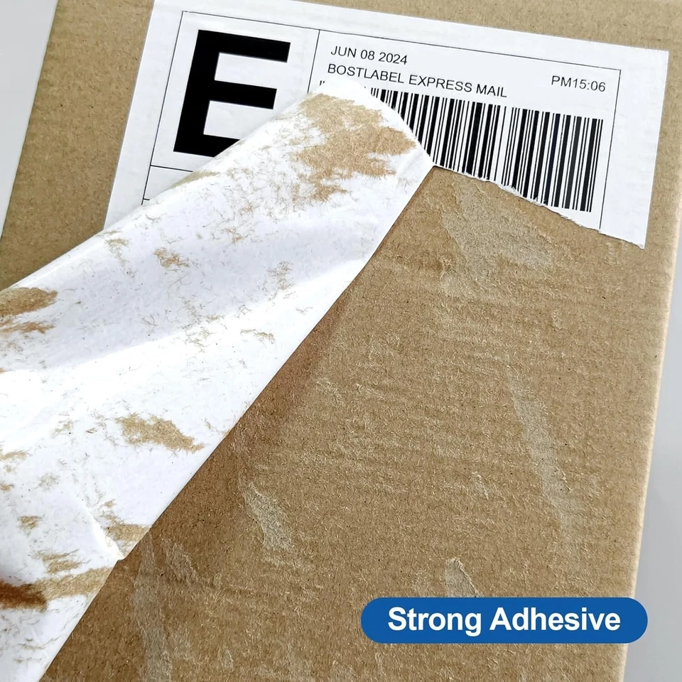 CIRCLE- 200 Shipping Labels 8.5×5.5 Half Sheet 2 Per Sheet Self Adhesive Blank Labels