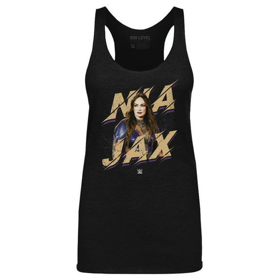 Women's 500 Level Heather Black Nia Jax Tri-Blend Tank Top