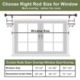 thumbnail image 5 of Adjustable Single Curtain Rod Matte White 36"-72" For Bedroom Living Room Window Decoration, 5 of 7