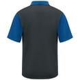 thumbnail image 2 of Red Kap Men's Short Sleeve Performance Knit Color Block Polo, 2 of 3