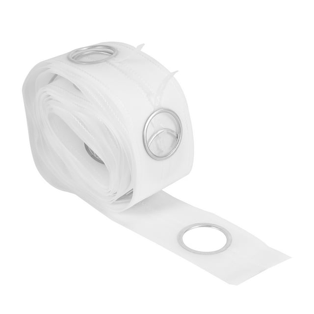 5M Eyelet Curtain Tape 40 Rings Accessories Sewing Silver Curtains