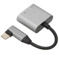 thumbnail image 1 of Adaptador de auriculares tipo C, cable adaptador tipo C a tipo C de 3,5 mm Cable de audio con fuente de alimentación Fiabilidad excepcional, 1 of 12