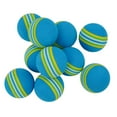 thumbnail image 5 of 10Pc Golf Swing Training Foam Balls Indoor Practice Rainbow Sponge Balls Blue, 5 of 9