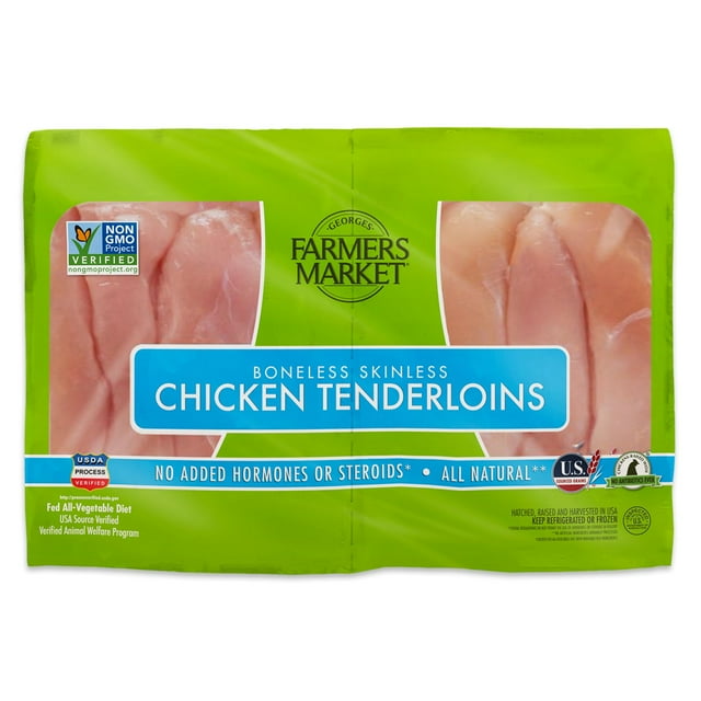 Georges Farmers Market Boneless and Skinless Chicken Tenderloins, priced per pound