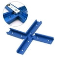 thumbnail image 3 of Track 4Pcs T Track Connector Aluminium Alloy 100mm Length 30mm Width Unviersal for Woodworking, 3 of 7