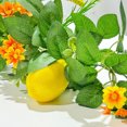 thumbnail image 4 of Tahtuvzn Home Decor Clearance! Simulated Lemon False Flower Vines Staircase Door Decoration Simulated False Flower Decoration 72.83in, Gifts for Friend, 4 of 6
