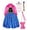 A118-Blue(P038), variant on Jurebecia Snow Queen Costume for Girls Princess Dress Kids Halloween Birthday Party up Clothes Toddler with Accessories Green 120 cm 5-6 Years