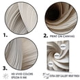 thumbnail image 3 of Designart "Pure White Pottery Spirals" Abstract Spirals Canvas Art Print, 3 of 7