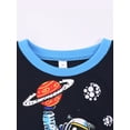 thumbnail image 4 of WIBACKER Boys Pajamas Set 2 Piece-Astronaut Short Sleeve Top & Shorts Pjs Set Kids & Toddler Sleepwear 3T, 4 of 11